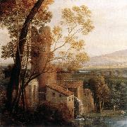 Claude Lorrain Landscape with Dancing Figures (detail) dfg china oil painting artist